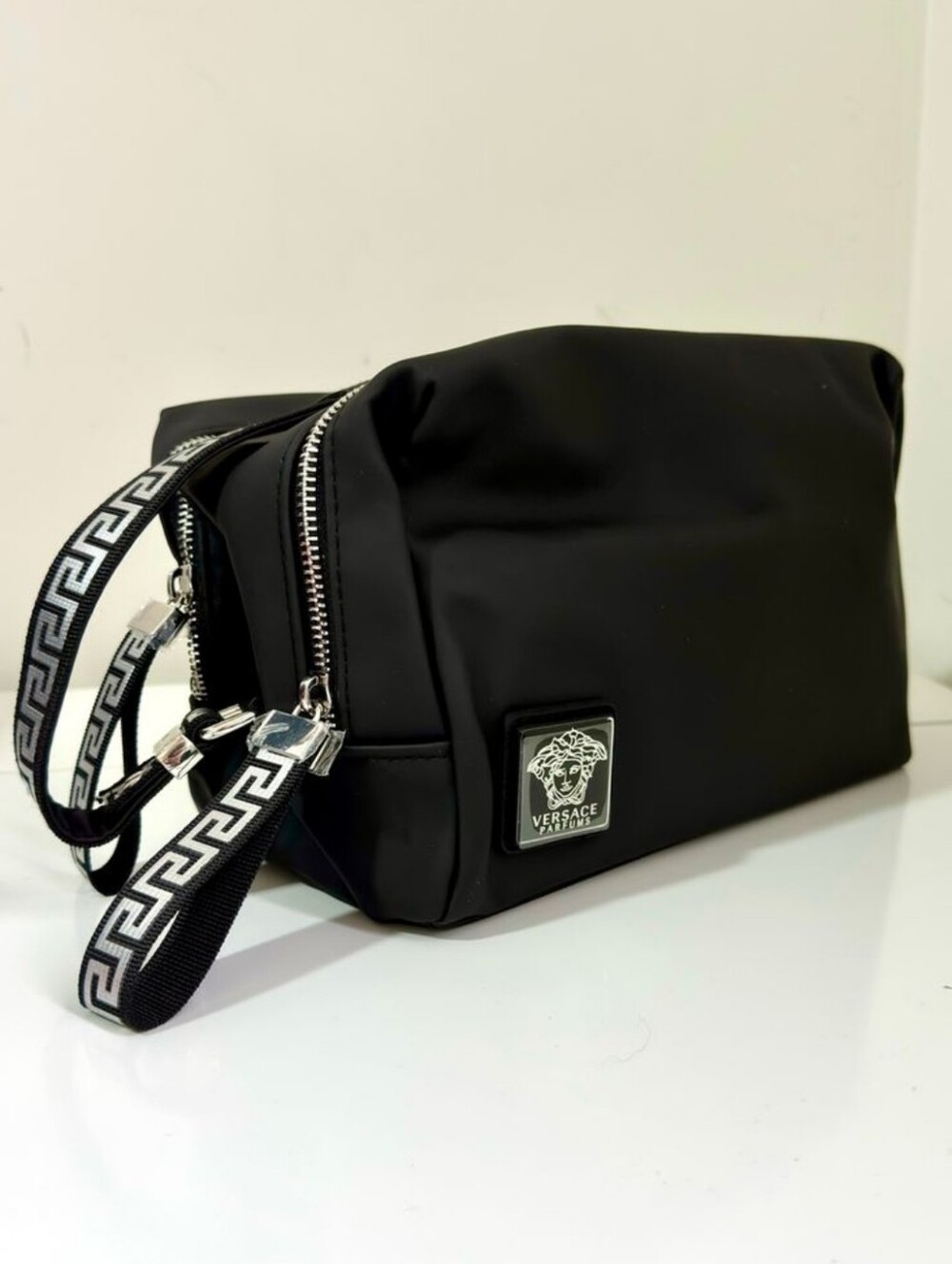 NWOT Versace Black Toiletry Bag